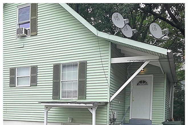 Driveway View - STEPS TO CAMPUS!! GREAT BIG HOUSE!!