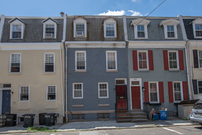 Street view. Delancey Street is the most desirable off campus living street due to proximity and safety. - Reserved Street Parking Space for Rent from 06/01/2025 - 05/31/2026