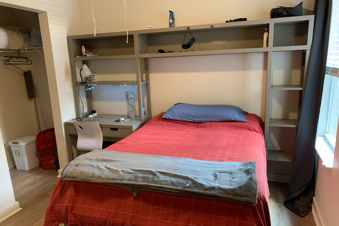 Private Bedroom and Closet - Copper Social Apartments