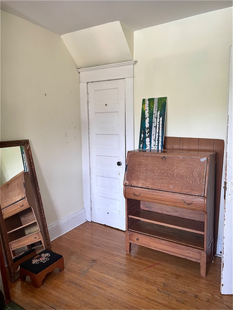 Bookcase/ desk and closet (small) - Romantic Edwardian Room in Century Home
