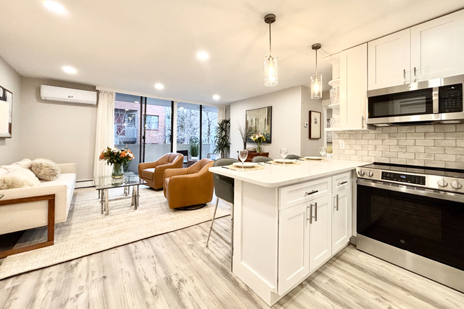 living room (staged photo, does not come furnished) - 1700 17th ST (2BR/ 1BA) Apartments