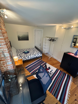 Bedroom w Desk and Chest of Drawers - Furnished room in shared home-Mountain Ave-Princeton