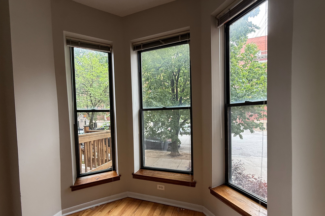 Living room - Bedroom w/Private Bath in a Sunny 2 BR Apartment Near Rush/UIC
