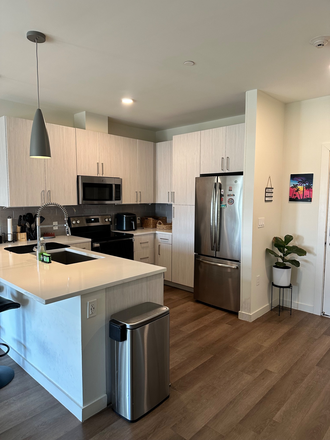 Kitchen - BLVD Apartment by Revere Beach