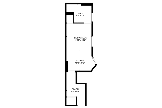 1 - Emerson Off Campus Studio Walk to Campus No Fee Apartments