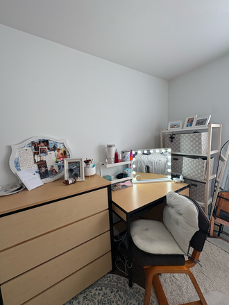 Bedroom Desk and Dresser - South Campus Commons 4, On campus apartment