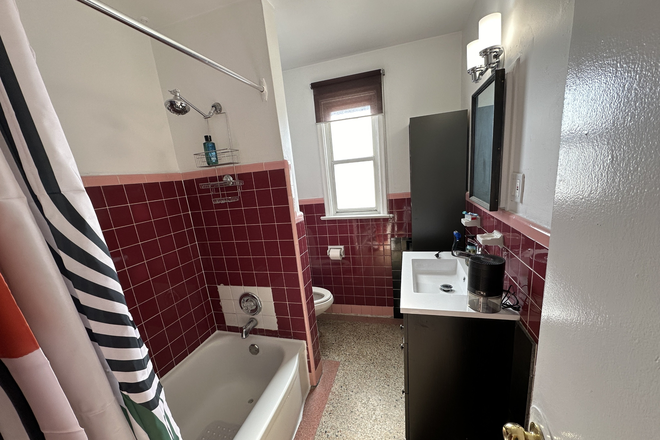 Shared Bathroom - Unfurnished Private room in a shared 2 bedroom apartment at Wilson Avenue