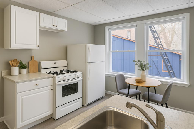 Kitchen - Walk to UC campus from this studio!