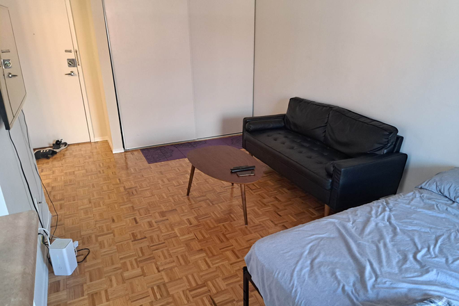 . - Spacious bachelor unit with balcony and storage space