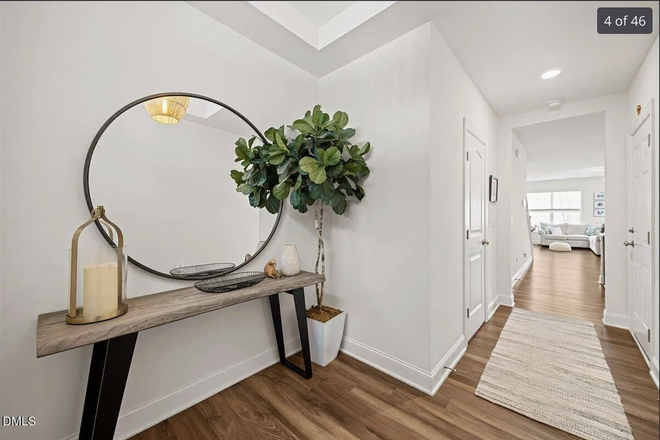 Entry - No Carpet. No Landlord. Move-In Ready 3BR Townhome Minutes from Duke