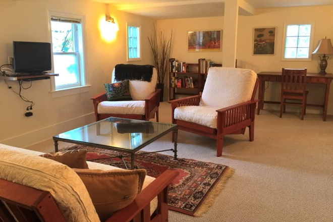 Living Room - LARGE FURNISHED APT, avail. AUG. 30, includes utilities