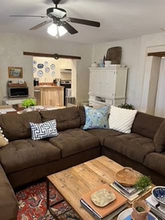 Living Room - Garden Apt. in Historic Home: 1100 sq.ft. - 1 Bed, 1 Bath - Walk to MUSC - Immaculately Maintained