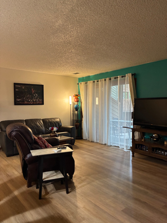 Living room - Beautiful One Bedroom Condo one block from CU