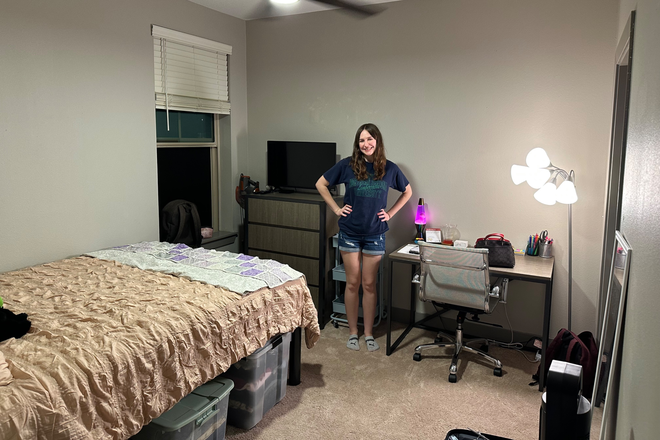 Bedroom - Elara at the Sawmill Apartments