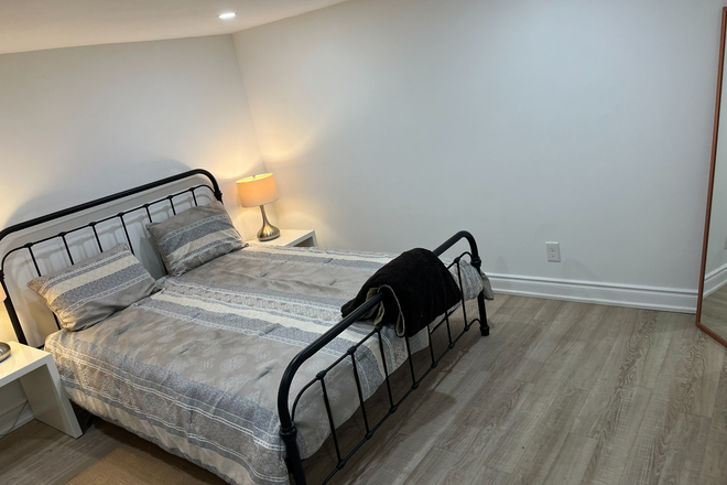 Bedroom - another view - 1 Furnished Bedroom - all inclusive basement apartment