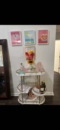 bar cart - cute three bed two bath house five minutes from campus