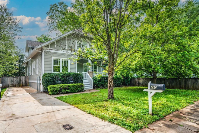 front of the house - Charming house close to eateries, Beltline, and campus