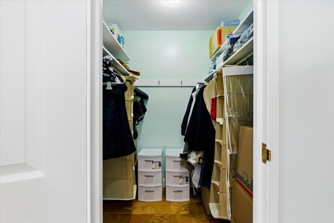 Walk-in Closet - Spacious West End 1BR w/ Balcony & 24/7 Concierge, Steps to GWU & Foggy Bottom Metro Access Apartments