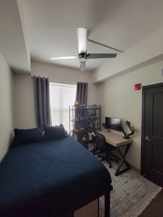 Bedroom - bed, desk, chair, blackout drapes included! - Current Orlando Sublease - First Month Free! Looking for Male Roommate! Immediately Available! Apartments