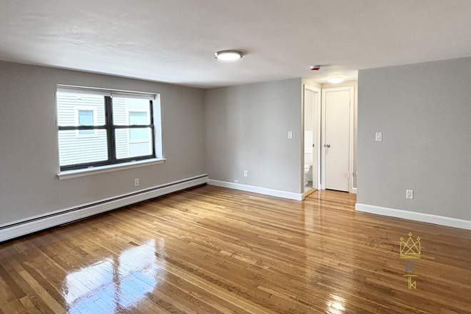 living room - Top floor renovated Brookline 1 bed with parking