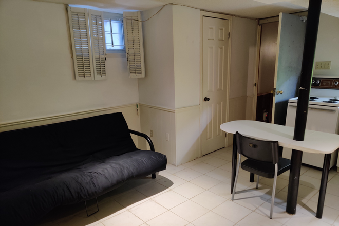 living room - Basement bachelor unit with separate entrance House