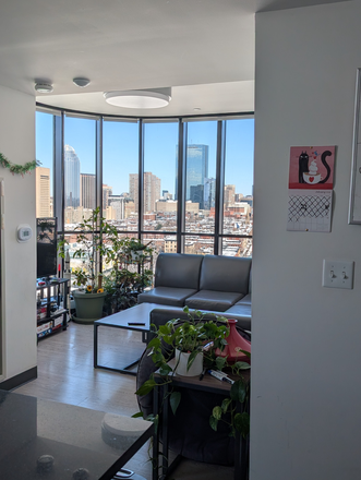 Kitchen looking into living room - Single in Lightview - 17th floor - incredible view Apartments
