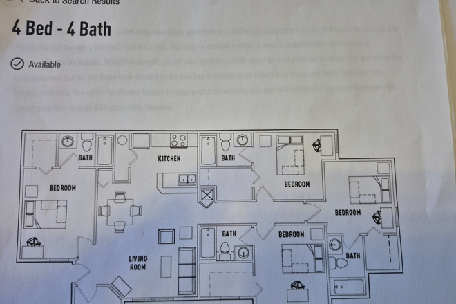 Floor Plan - The Village at Science Drive
