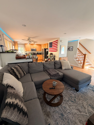 Living Room - Clean and modern housing (currently fully furnished)