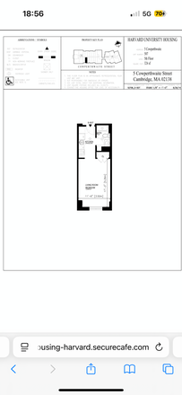floor plan - New Apartment near Harvard square