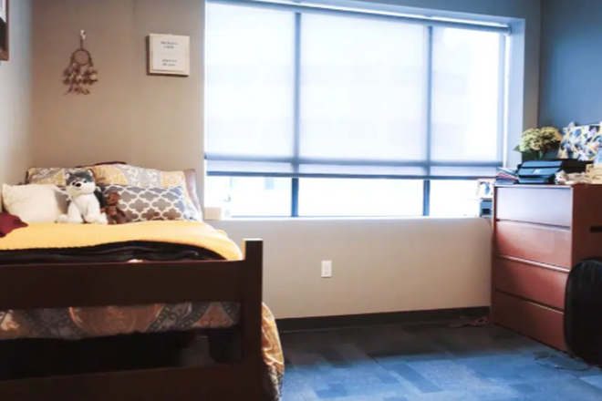 Bedroom - Brown Building