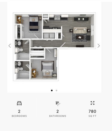 Floor plan - 2x2 (looking for roommate)