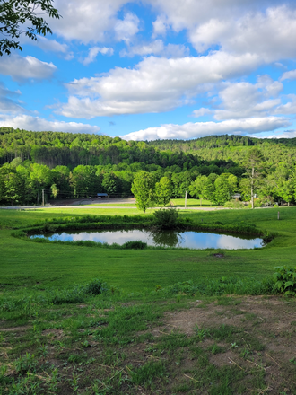 View from frontdoor - Private 1 BR Apartment on Scenic Land