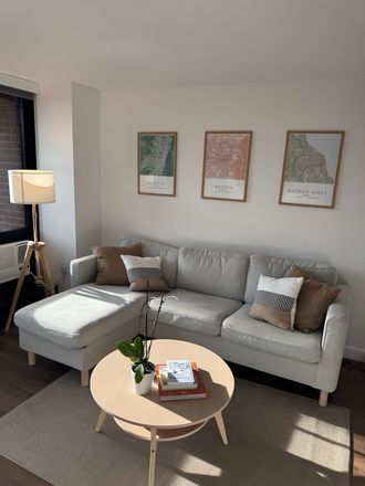 Living Room - Bright 2B/2B at Soldiers Field Park Apartments