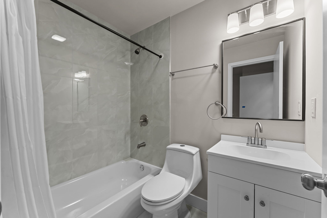 bathroom-1 - Newly Rehab 3703 Powelton Ave, Furnished 1B1B. Primary location. In-unit Laundry Apartments