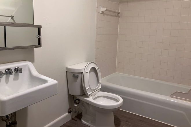 bathroom - June 1- One bedroom apartment - Umass bus route