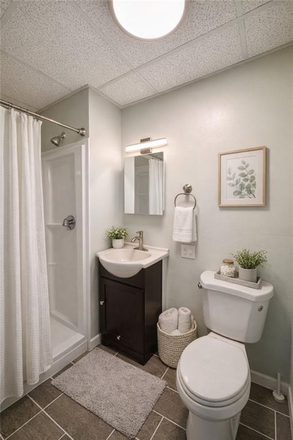 bathroom - Studio apartment in Quality Hill neighborhood of Pawtucket on Bus line.