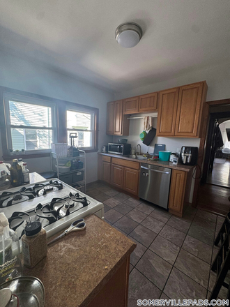 Kitchen - New Listing! NO BROKER FEE! 4 Bed 1 Bath Apartment on Sunset Rd. in Somerville!