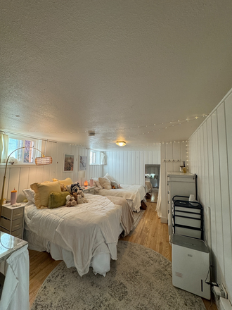 Bedroom/ Living space - Spring/Summer Sublease on The Hill- Private Basement Studio w/ Own Entrance House