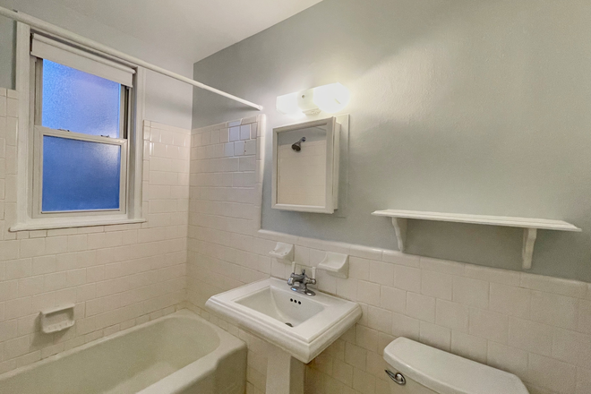 bathroom - Beautiful, bright one-bedroom unfurnished condo in quiet and green Glover Park Neighborhood