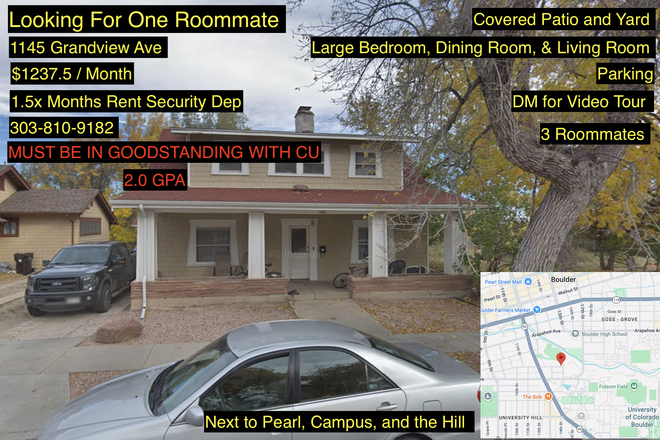 Flyer - Roommate for 1445 Grandview Avenue