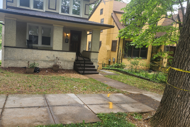 Exterior. Backyard backs onto the grounds of Franciscan Monastery - Newly-renovated Basement studio with full-sized windows in SFH; 1 mile to CUA House