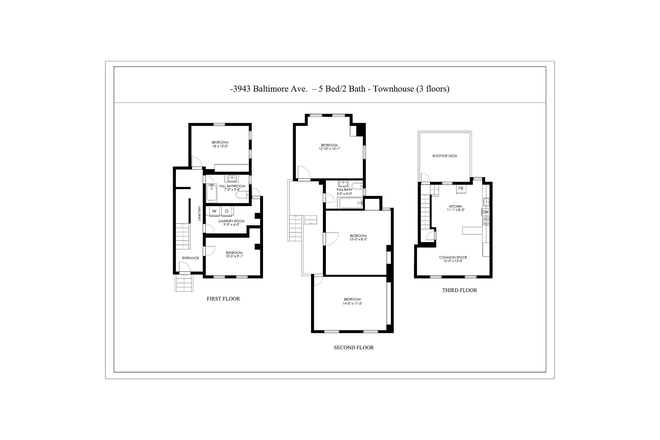 3943 Baltimore Floorplan - 3943 Baltimore Ave Apartments