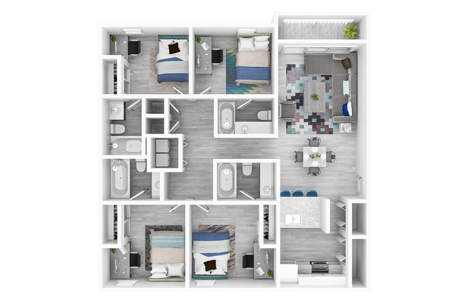 Floorplan - Northgate Lakes Apartments