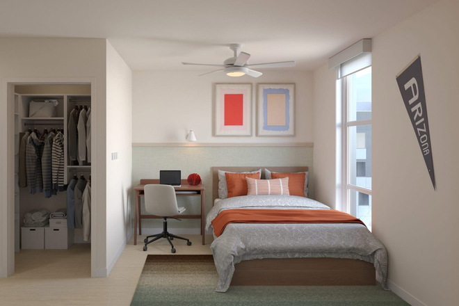 Bedroom - Brand new Hub on First sublet! Steps from campus. $3000 bonus to take over lease