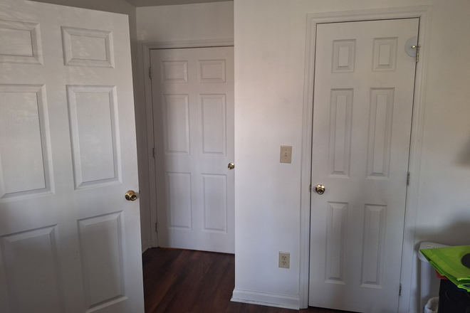 Bathroom, entrance, and closet. - East Village