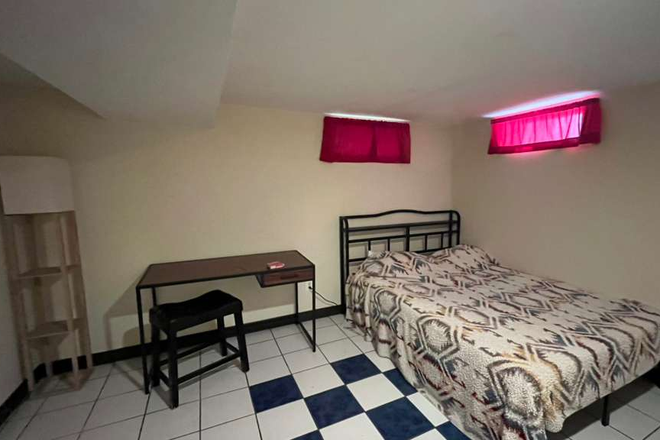 Bedroom angle 2 - Basement Apartment in Hollywood Neighborhood