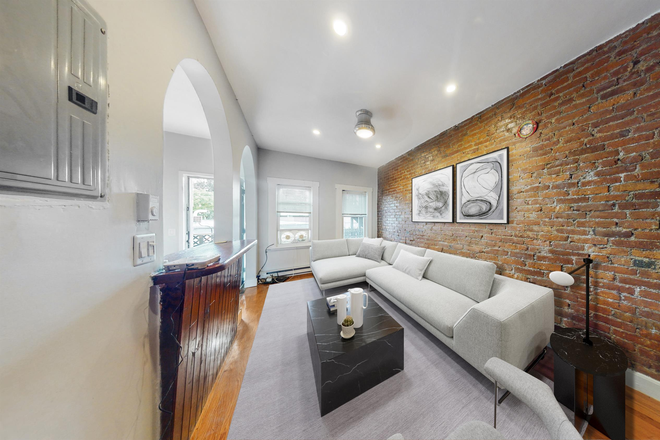 Living Room - September 1! Sunny and bright 4 bed available in Jamaica Plain! Apartments