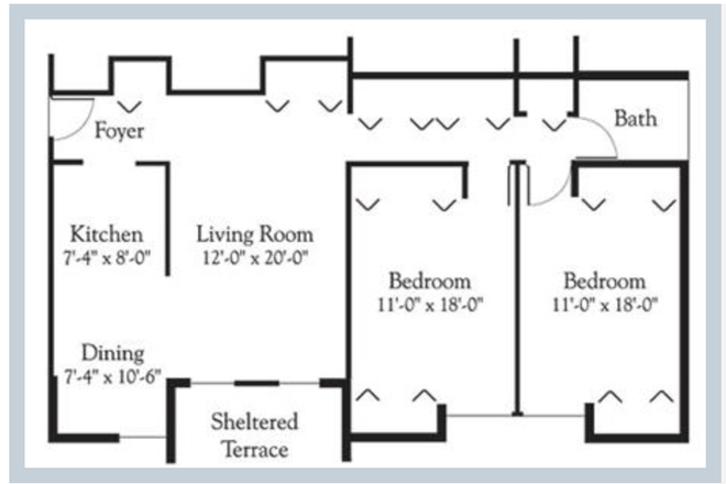 area map - Spring sublet for Brandywine 2b1b Apartments