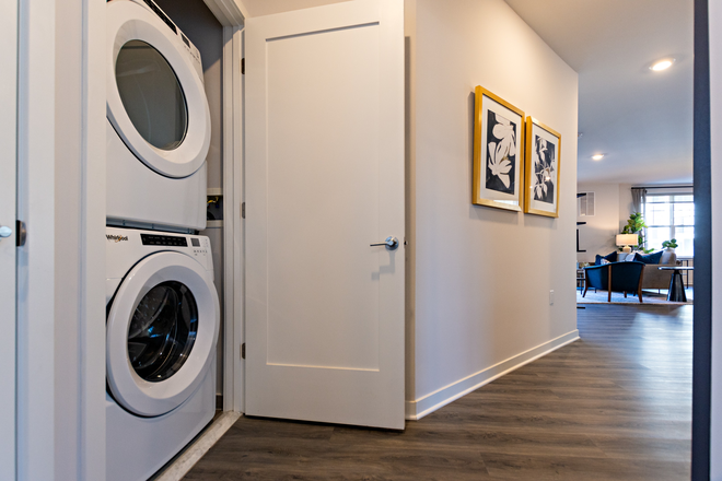 Full-size Whirlpool washer and dryer, right in your apartment. - Unfurnished 2BR apt-Forge Circle-Pennington