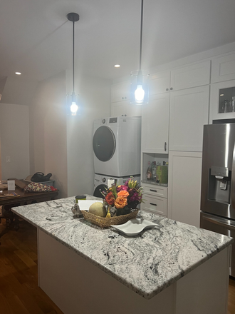 open concept kitchen with dining room - large furnished room in 2 family  house - 2nd floor